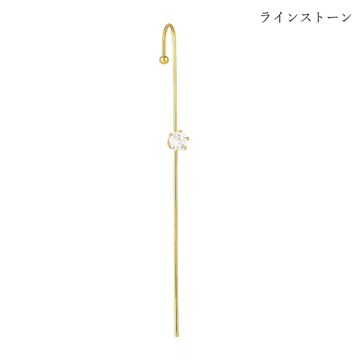 イヤーラップピアス 耳ラップ ラップクローラーフックピアス | PlusNao | 詳細画像6 
