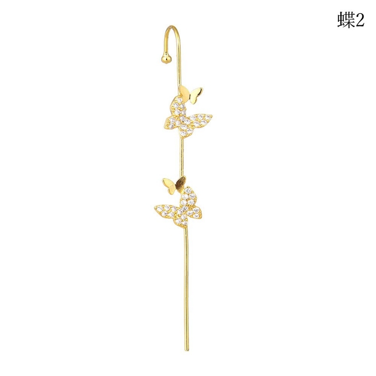 イヤーラップピアス 耳ラップ ラップクローラーフックピアス | PlusNao | 詳細画像9 