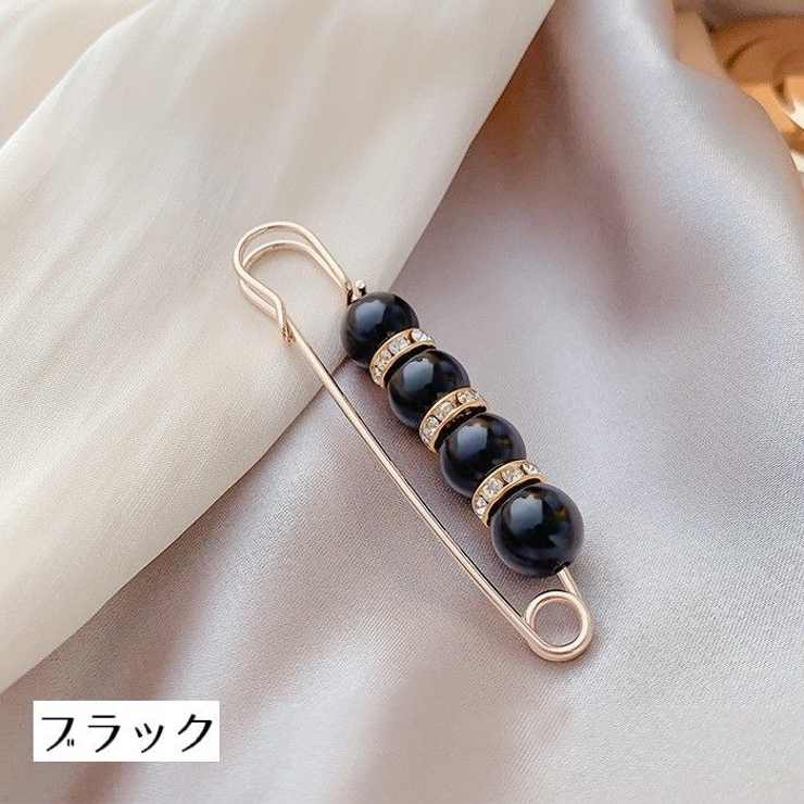 ブローチ カブトピン フェイクパール | PlusNao | 詳細画像10 