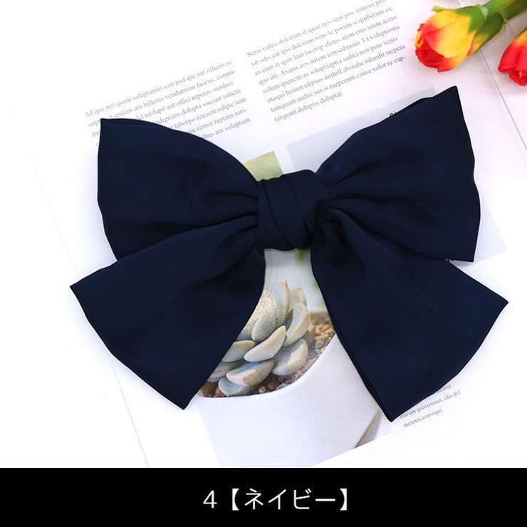 バレッタ リボン ヘアアクセサリー | PlusNao | 詳細画像10 
