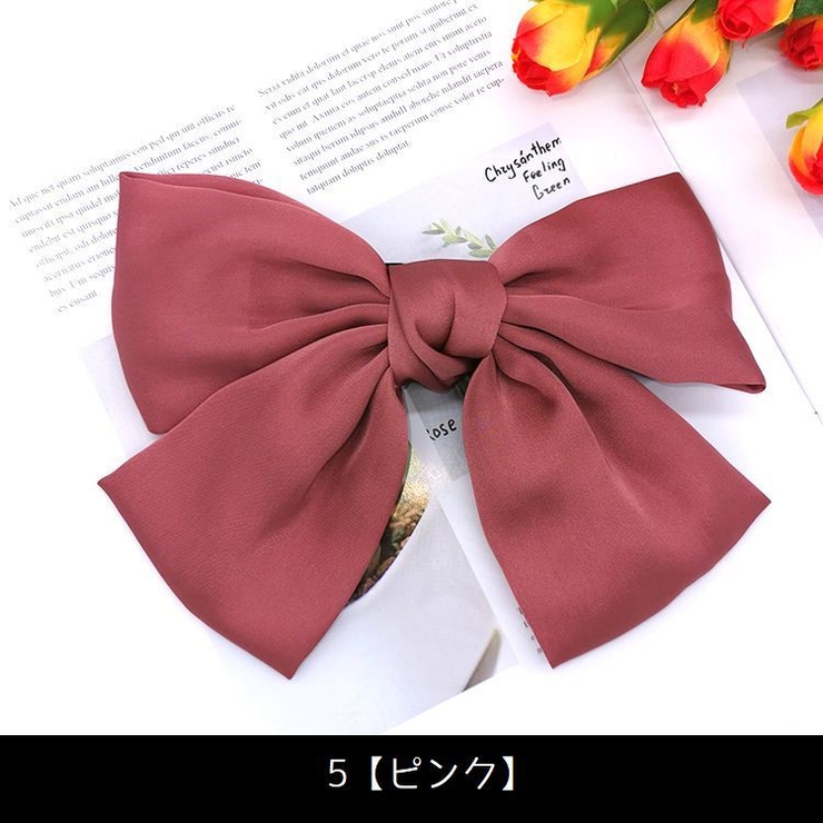 バレッタ リボン ヘアアクセサリー | PlusNao | 詳細画像11 