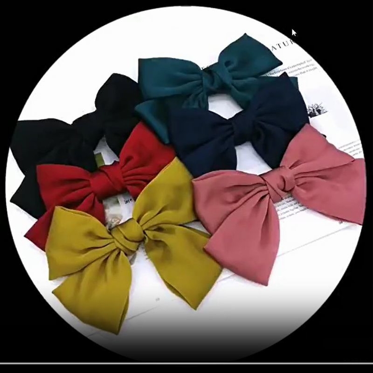 バレッタ リボン ヘアアクセサリー | PlusNao | 詳細画像4 