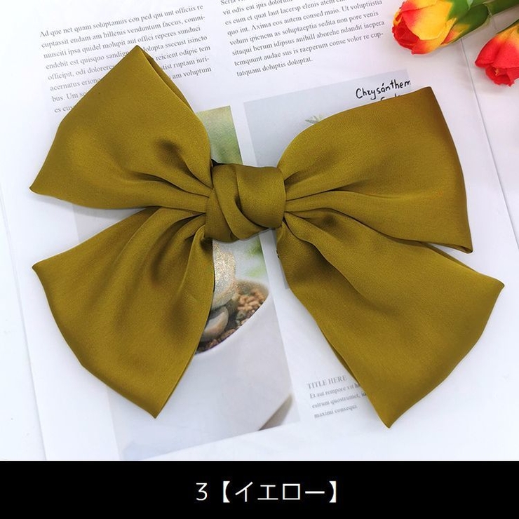 バレッタ リボン ヘアアクセサリー | PlusNao | 詳細画像9 