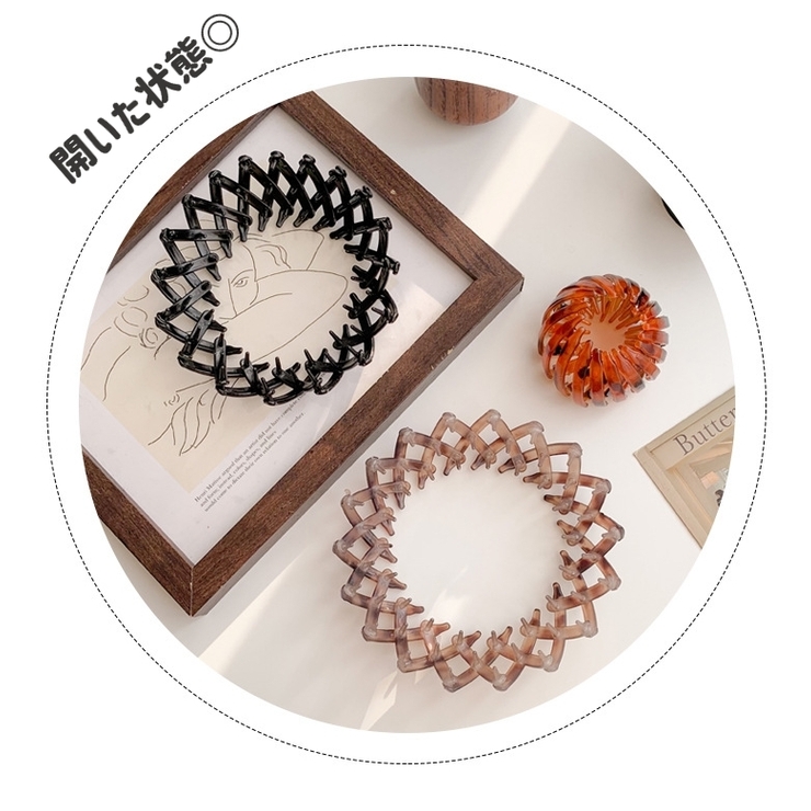 ヘアクリップ ヘアリング 髪留め | PlusNao | 詳細画像7 
