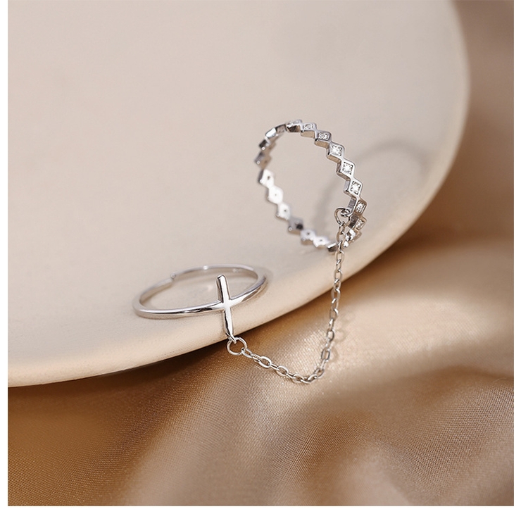 オープンリング チェーン ダブルリング | PlusNao | 詳細画像11 