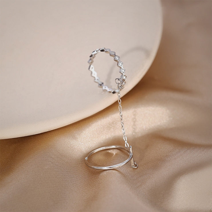 オープンリング チェーン ダブルリング | PlusNao | 詳細画像13 