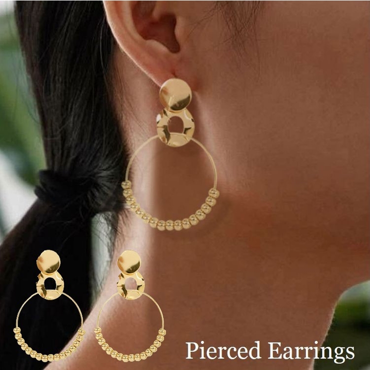 スタッドピアス キャッチピアス レディース | PlusNao | 詳細画像1 