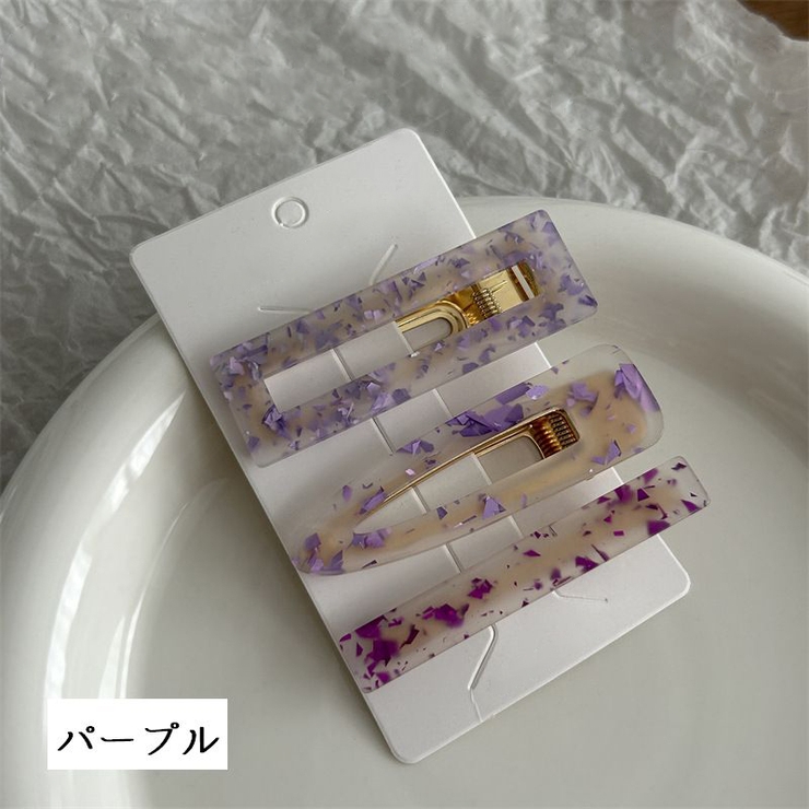 ヘアクリップ 3点セット レディース | PlusNao | 詳細画像12 