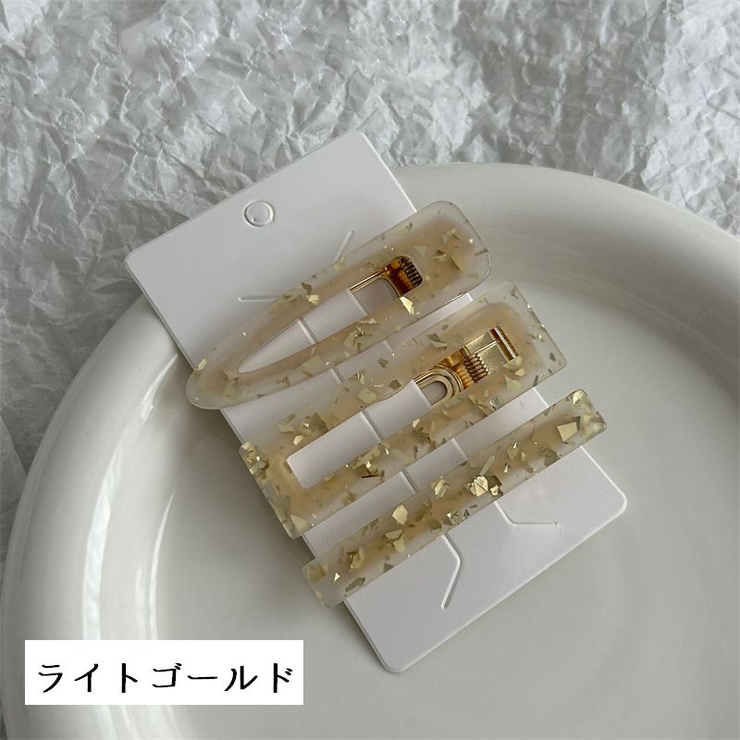 ヘアクリップ 3点セット レディース | PlusNao | 詳細画像15 