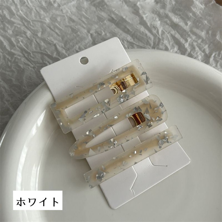 ヘアクリップ 3点セット レディース | PlusNao | 詳細画像9 