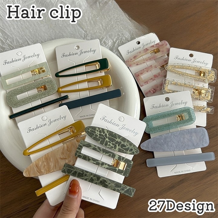 ヘアクリップ 3点セット レディース | PlusNao | 詳細画像1 