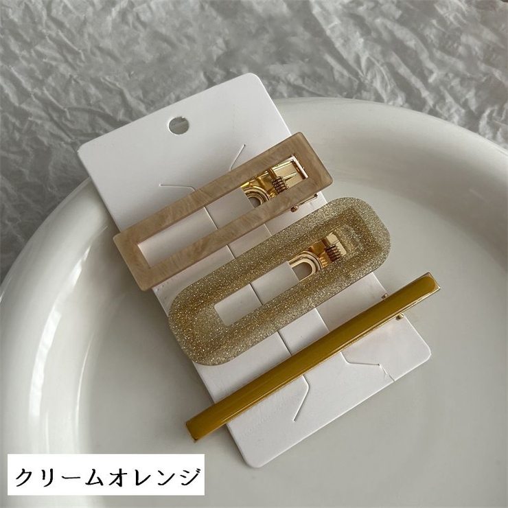 ヘアクリップ 3点セット レディース | PlusNao | 詳細画像8 