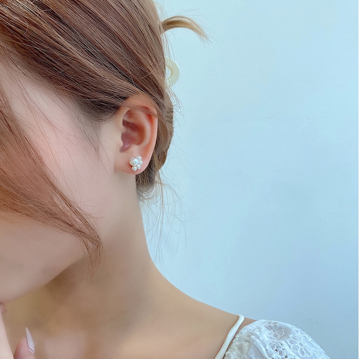 ピアス スタッドピアス バックキャッチピアス | PlusNao | 詳細画像2 