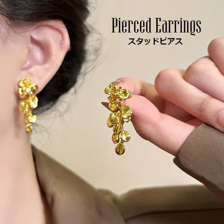 スタッドピアス キャッチピアス レディース | PlusNao | 詳細画像1 