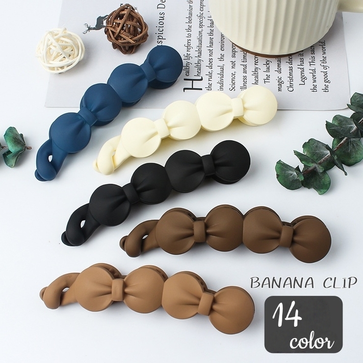 バナナクリップ ヘアクリップ レディース | PlusNao | 詳細画像1 