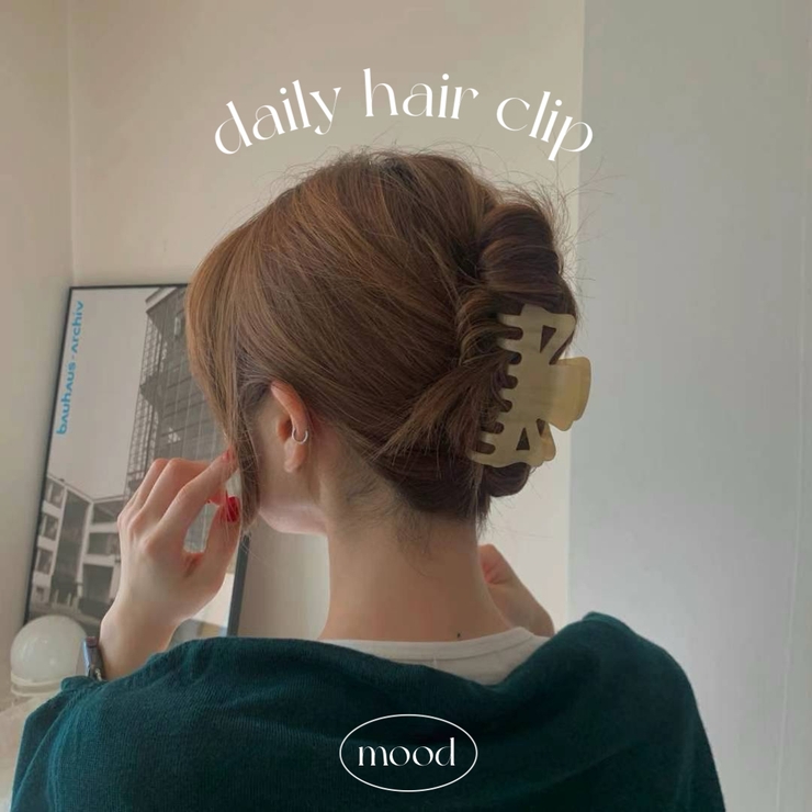 バンスクリップ ヘアクリップ 韓国 | PlusNao | 詳細画像1 