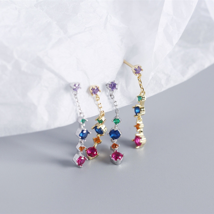 ピアス スタッドピアス ロングピアス | PlusNao | 詳細画像3 