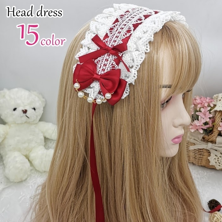 【美品】tegara ヘッドドレス dd3ebf86289244d2eb03ee70b98731