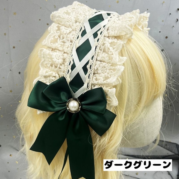 ヘッドドレス ロリータ ゴスロリ | PlusNao | 詳細画像3 