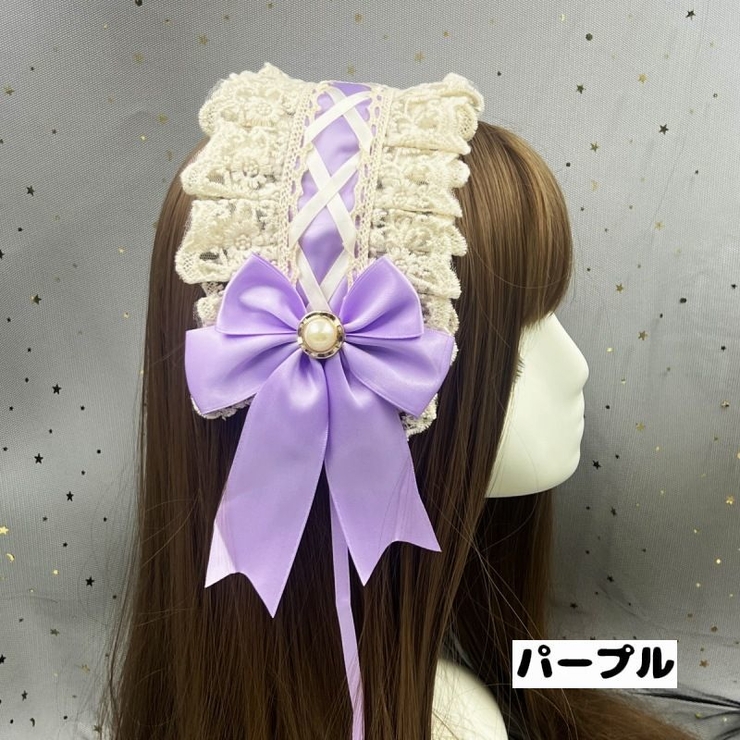 ヘッドドレス ロリータ ゴスロリ | PlusNao | 詳細画像7 