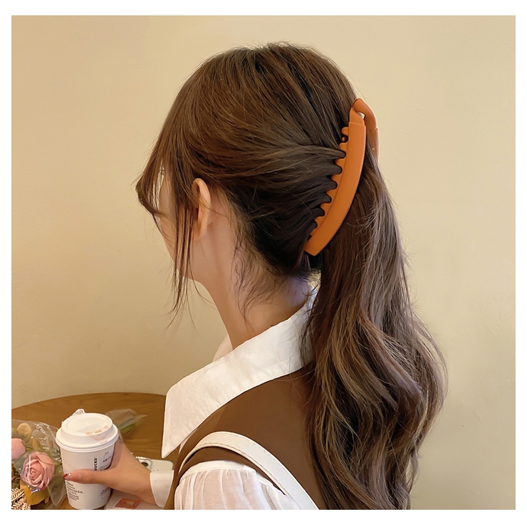 ヘアクリップ バナナクリップ ヘアアクセサリー | PlusNao | 詳細画像5 