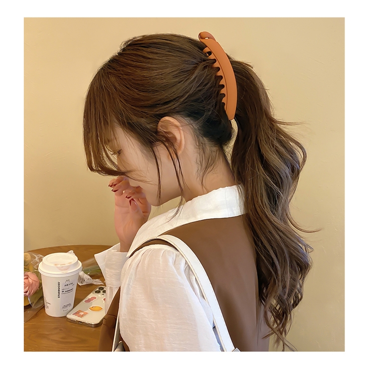 ヘアクリップ バナナクリップ ヘアアクセサリー | PlusNao | 詳細画像6 
