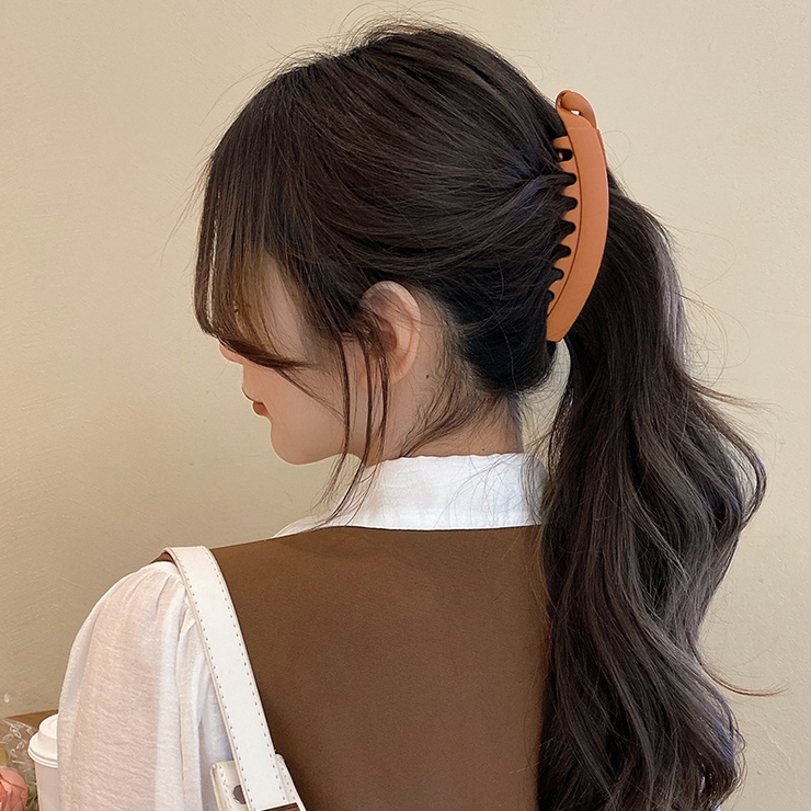 ヘアクリップ バナナクリップ ヘアアクセサリー | PlusNao | 詳細画像7 