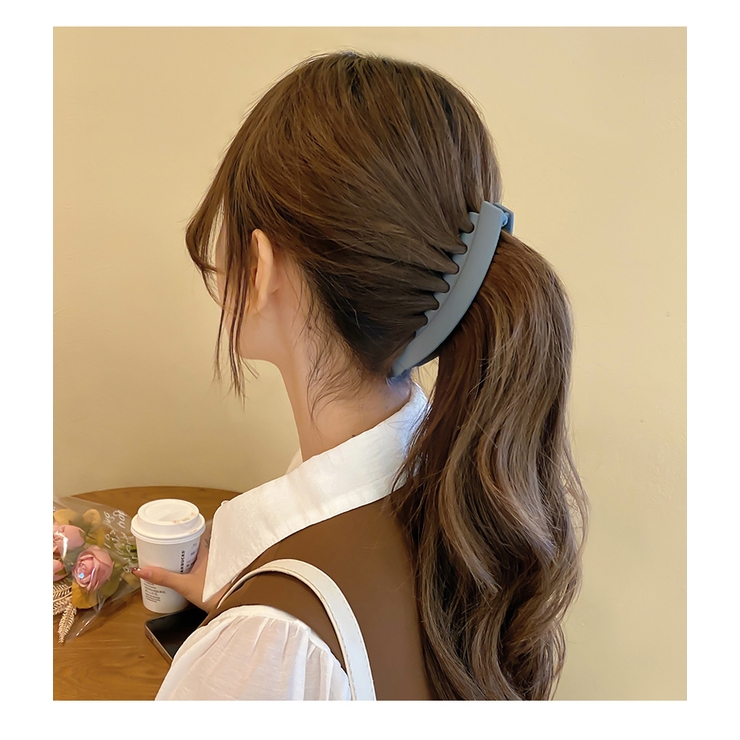 ヘアクリップ バナナクリップ ヘアアクセサリー | PlusNao | 詳細画像8 