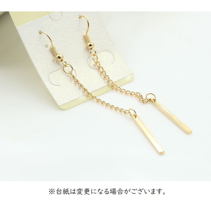 フックピアス バーピアス チェーン | PlusNao | 詳細画像4 