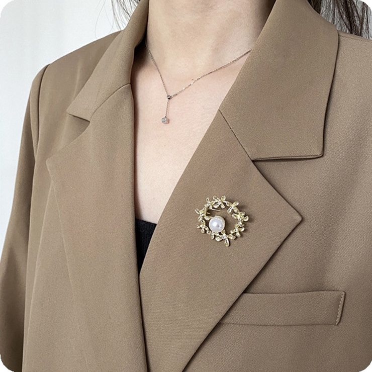 ブローチ ピンブローチ レディース | PlusNao | 詳細画像5 