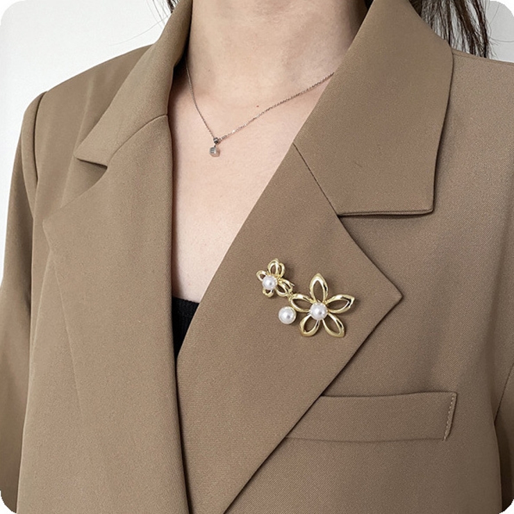 ブローチ ピンブローチ レディース | PlusNao | 詳細画像6 