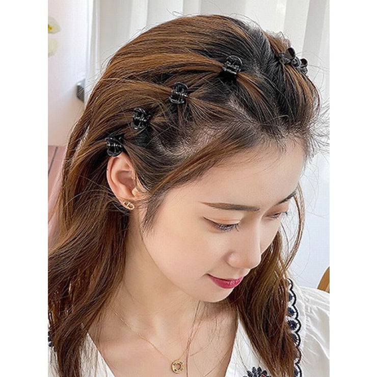 ヘアクリップ ミニバンスクリップ 12個セット[品番：FQ000140816