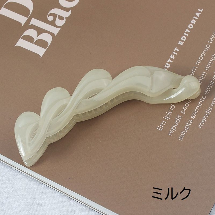 ヘアクリップ バナナクリップ ヘアアクセサリー | PlusNao | 詳細画像14 