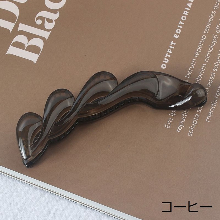 ヘアクリップ バナナクリップ ヘアアクセサリー | PlusNao | 詳細画像18 