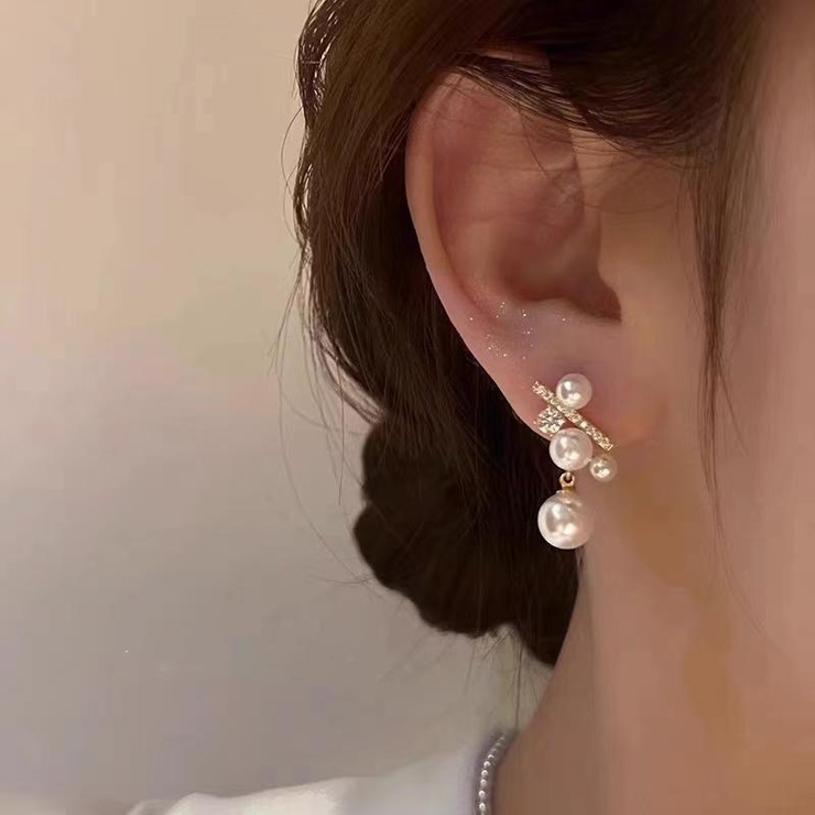 スタッドピアス キャッチピアス レディース | PlusNao | 詳細画像2 