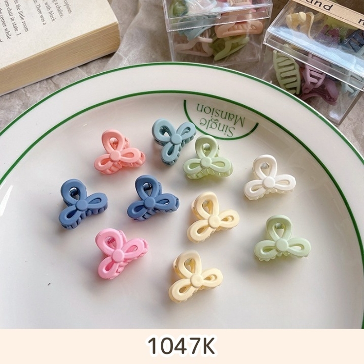 ミニヘアクリップ 10個入り ヘアクリップ[品番：FQ000195970