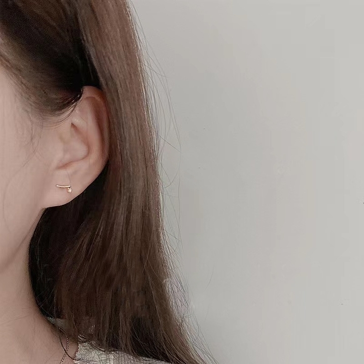 ピアス バックキャッチピアス ロングピアス | PlusNao | 詳細画像3 