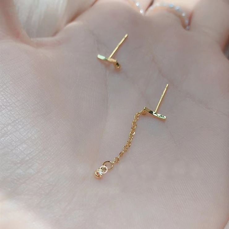 ピアス バックキャッチピアス ロングピアス | PlusNao | 詳細画像4 