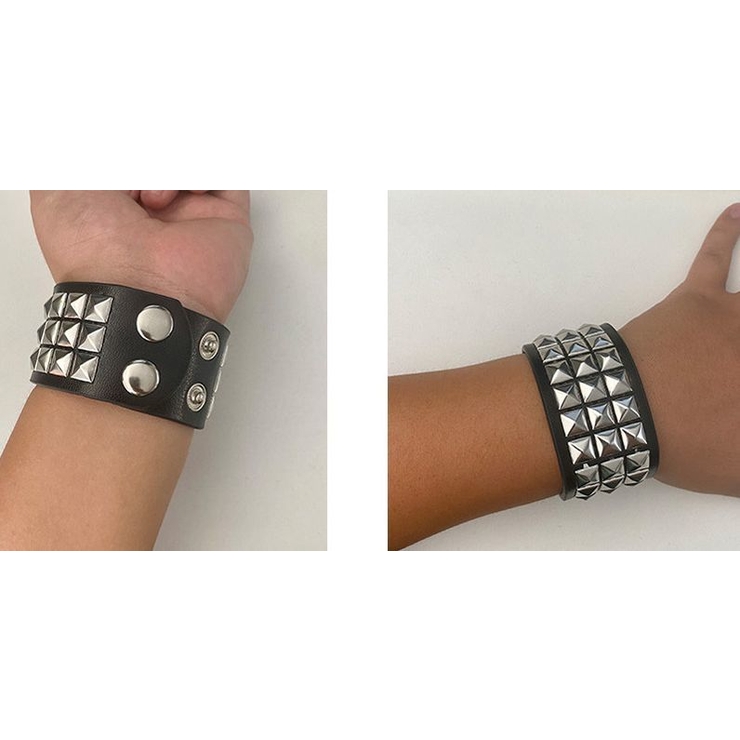 ブレスレット スタッズ 幅広 | PlusNao | 詳細画像4 