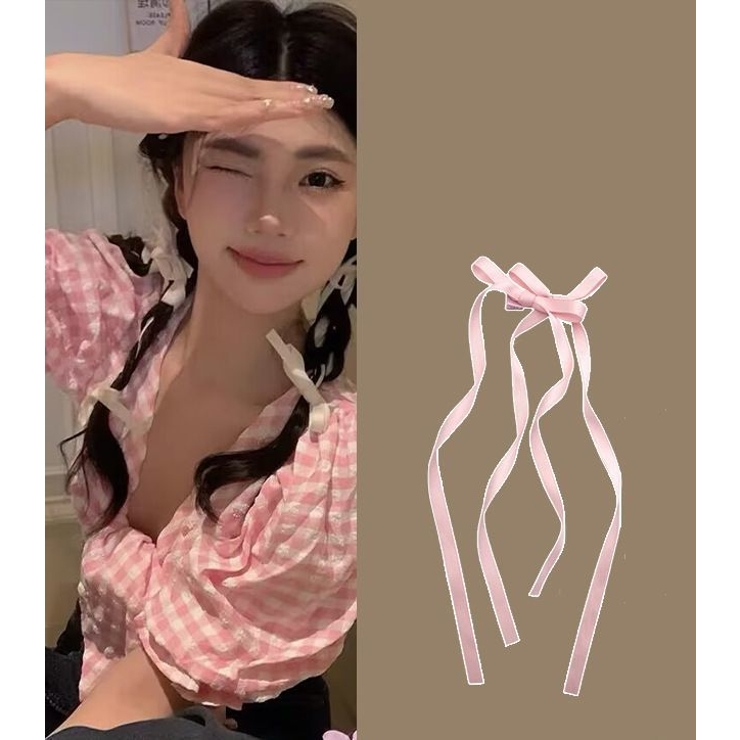 ヘアクリップ リボン付 くちばしクリップ | PlusNao | 詳細画像3 