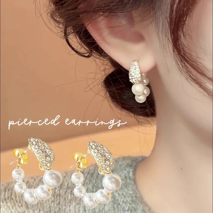 ピアス フープピアス レディース | PlusNao | 詳細画像1 
