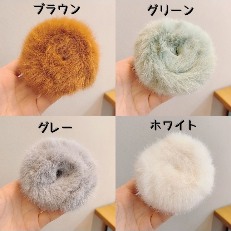 パッチンバンドシュシュ ワンタッチ ヘアゴム | PlusNao | 詳細画像12 