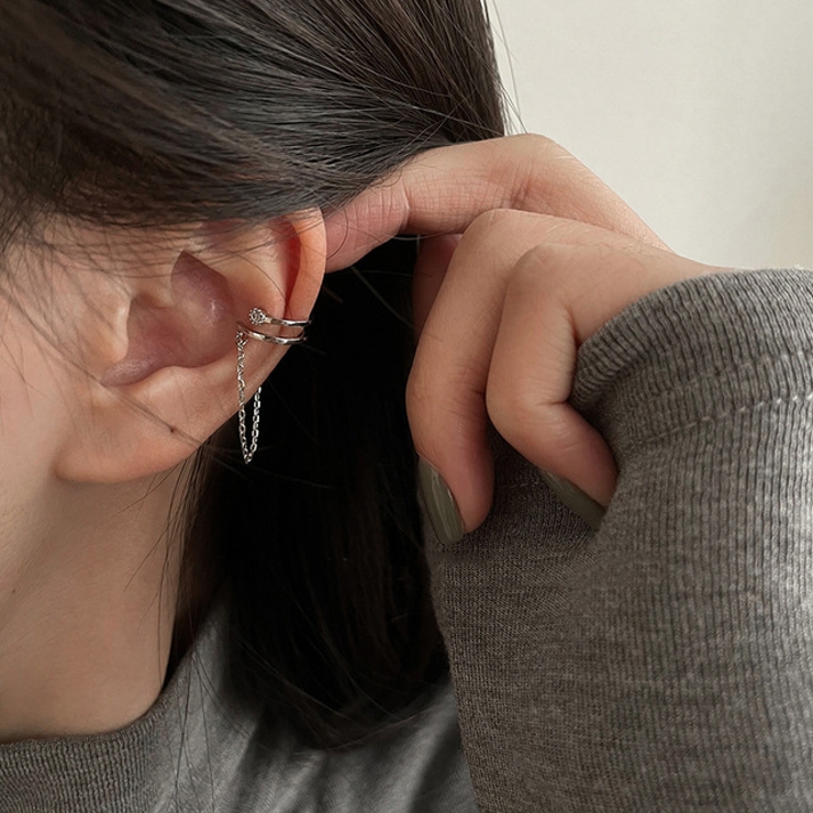 イヤーカフ イヤークリップ 耳飾り | PlusNao | 詳細画像4 