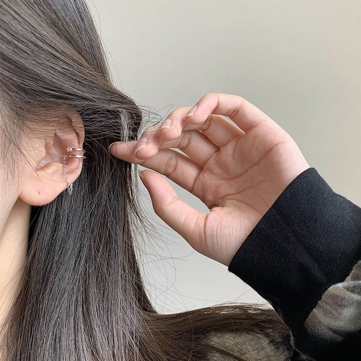 イヤーカフ イヤークリップ 耳飾り | PlusNao | 詳細画像7 