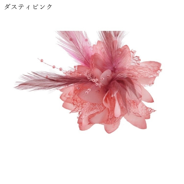 コサージュ ブローチ ヘアゴム | PlusNao | 詳細画像17 