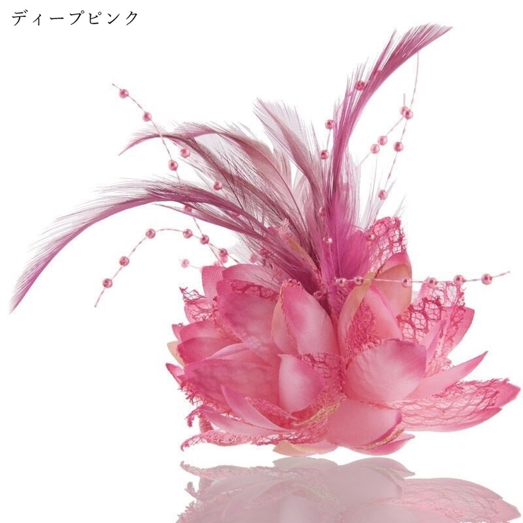 コサージュ ブローチ ヘアゴム | PlusNao | 詳細画像2 