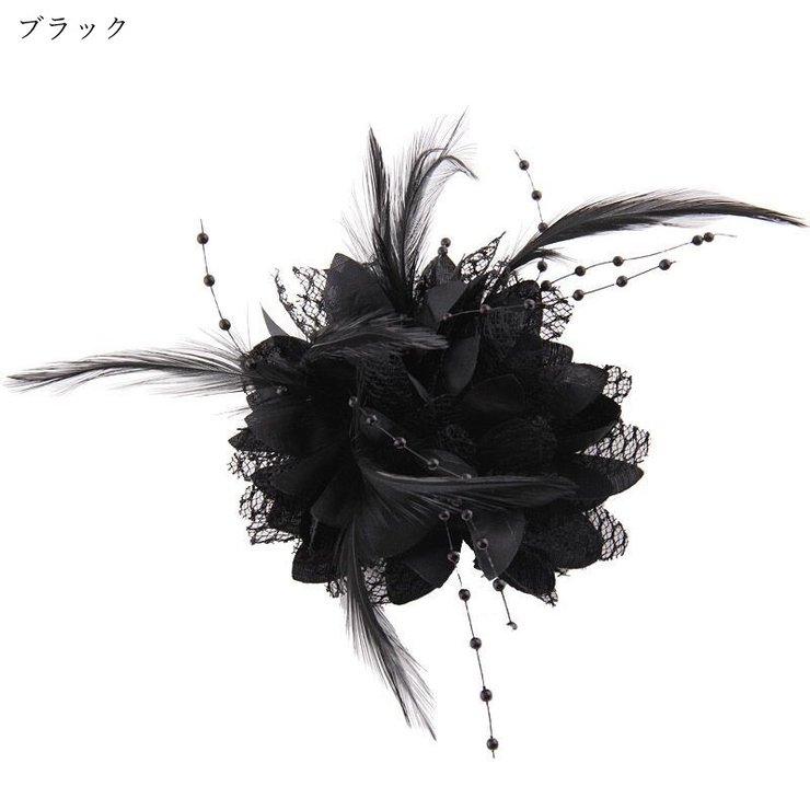 コサージュ ブローチ ヘアゴム | PlusNao | 詳細画像6 