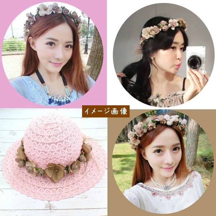 ヘッドコサージュ ヘッドドレス ブライダル | PlusNao | 詳細画像2 