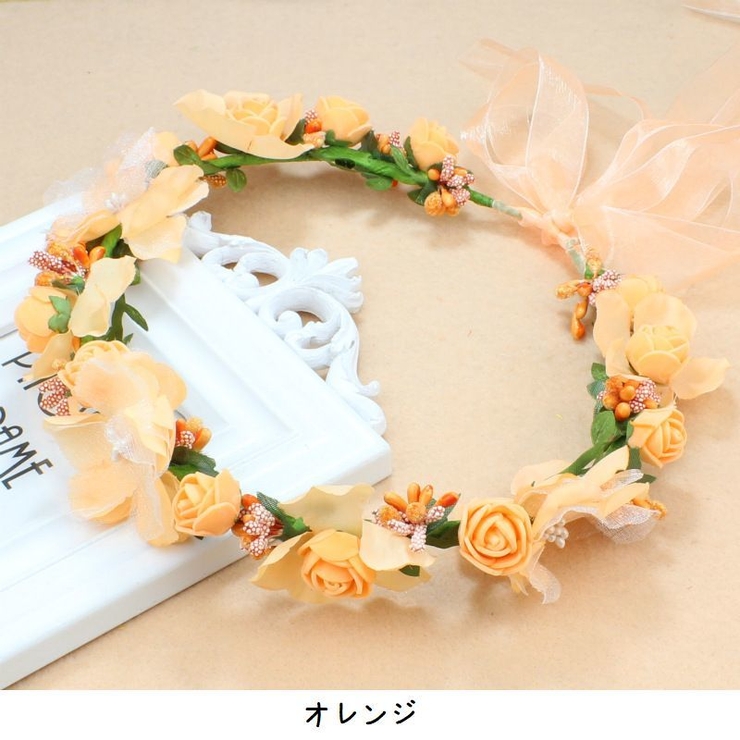 ヘッドコサージュ ヘッドドレス ブライダル | PlusNao | 詳細画像6 