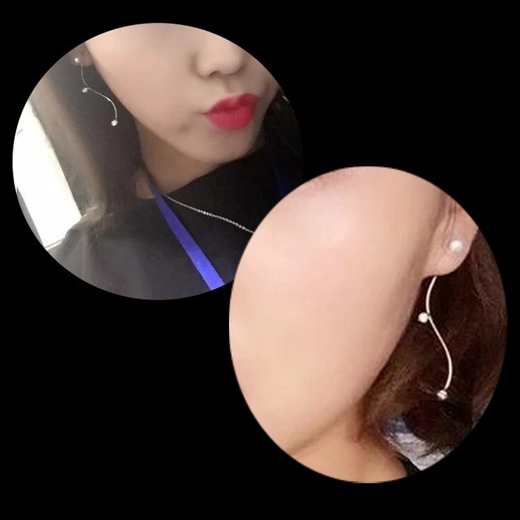 ピアス ウェーブバー バックキャッチ | PlusNao | 詳細画像4 